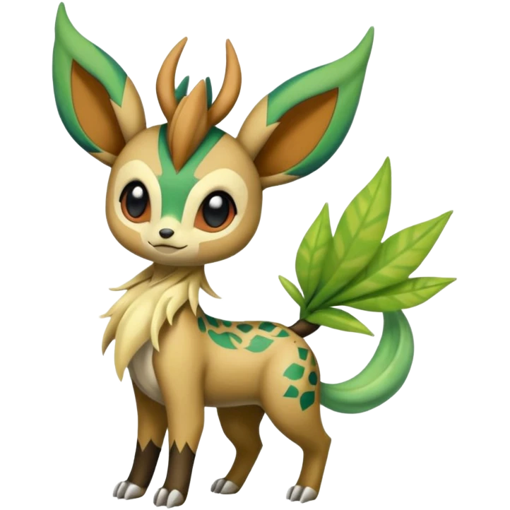 Colorful Exotic Meloetta-Leafeon-Terrakion-Virizion-Venom-Stitch-Fakémon-creature-hybrid emoji