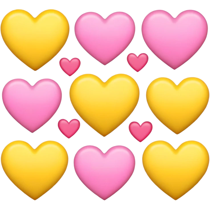 💛🩷🩷💛💛 emoji