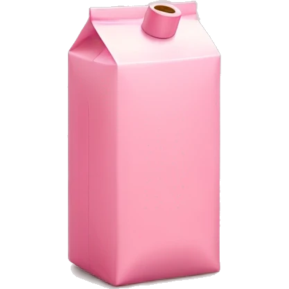 Light pink juice box  emoji