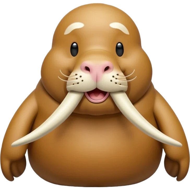walrus in peanuts emoji