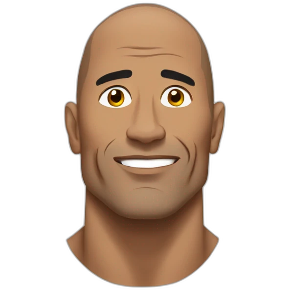 The rock face emoji