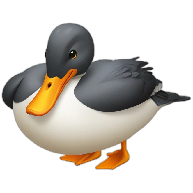 runner duck emoji