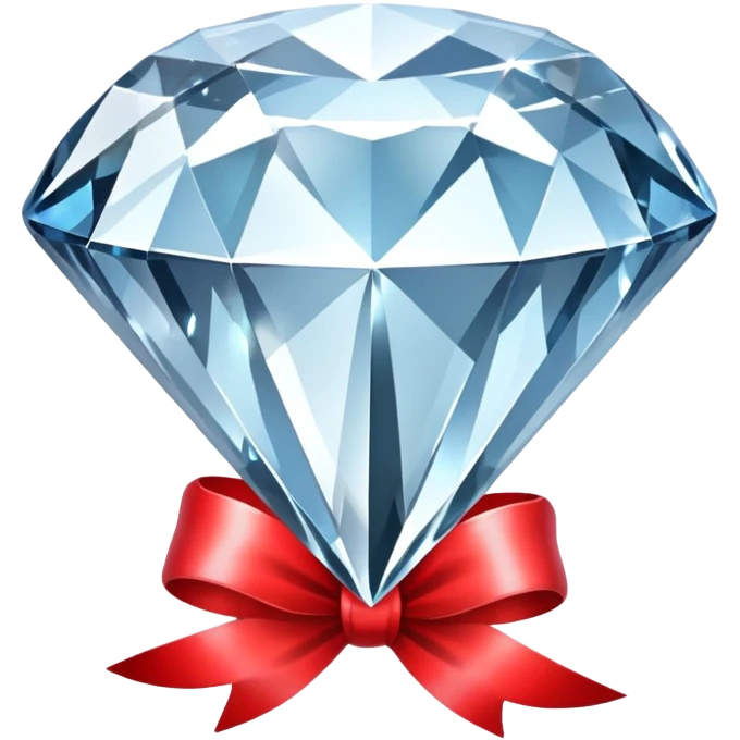 diamond with ribbon emoji