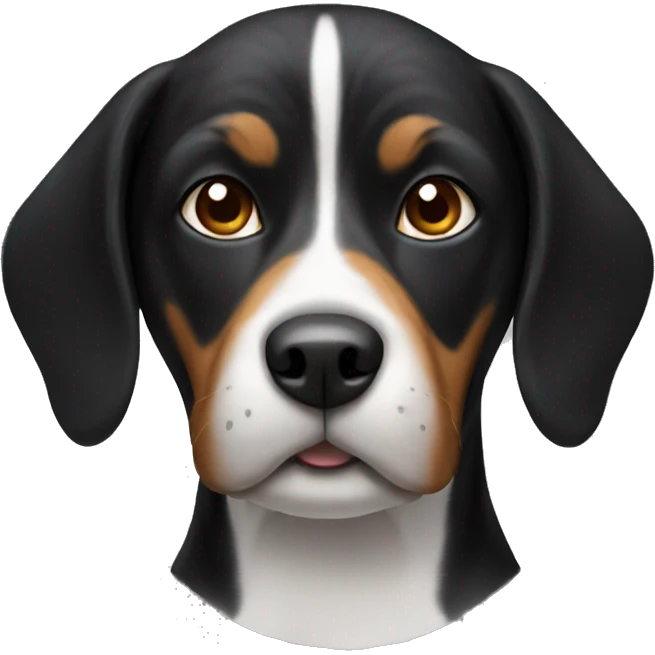black beagle emoji