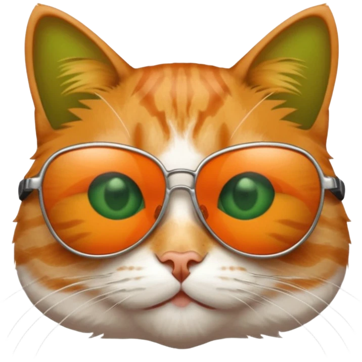 Cat wearing sunglasses emoji