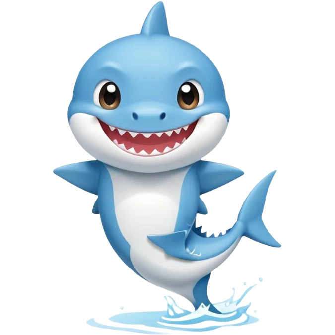 baby shark wearing jordan 1 sneakers emoji
