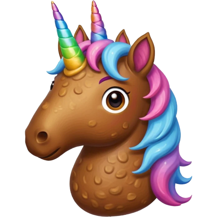 Poop unicorn  emoji