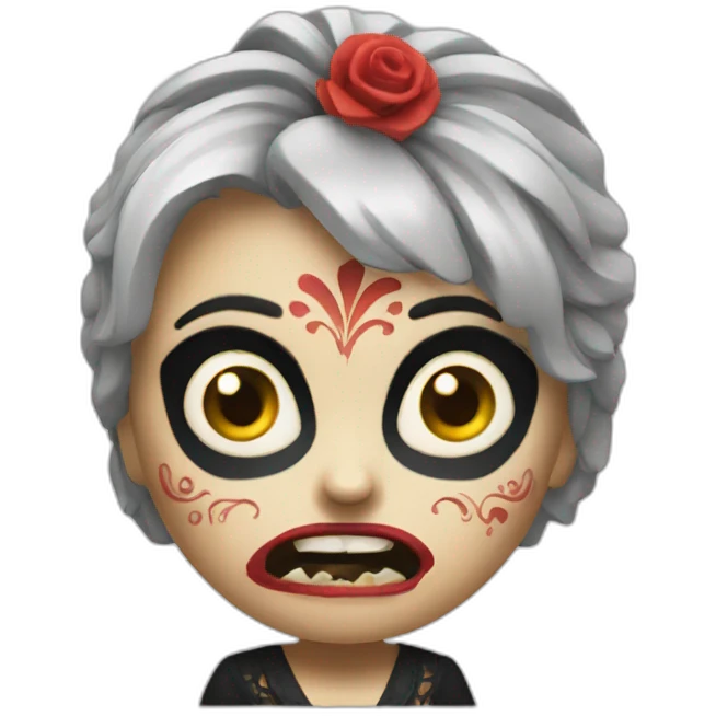 Catrina angry emoji