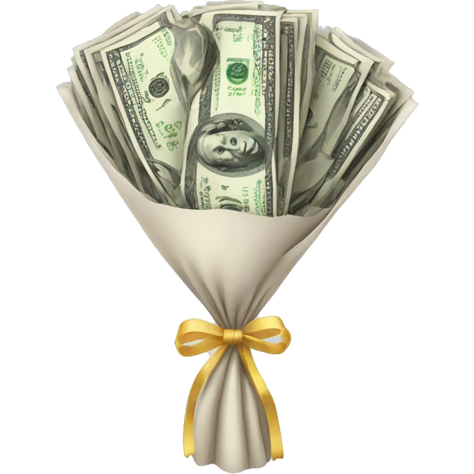 Money bouquet  emoji