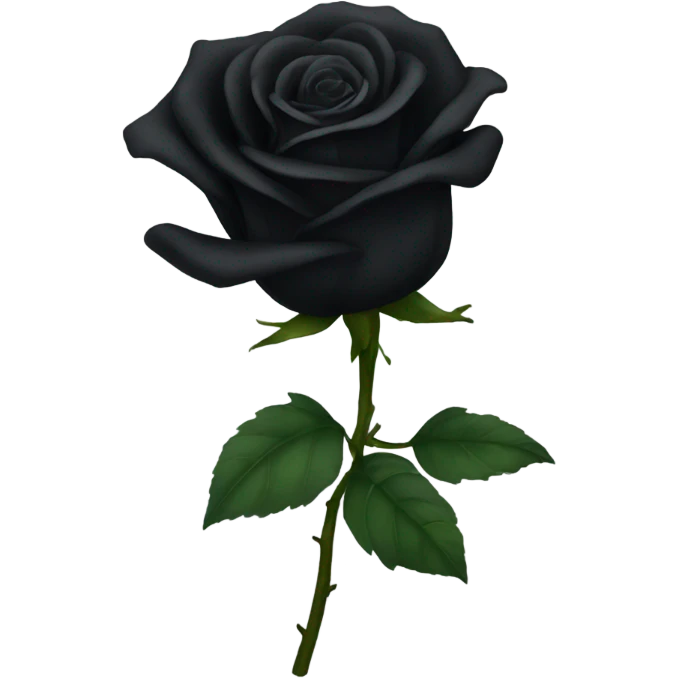 Black roses emoji
