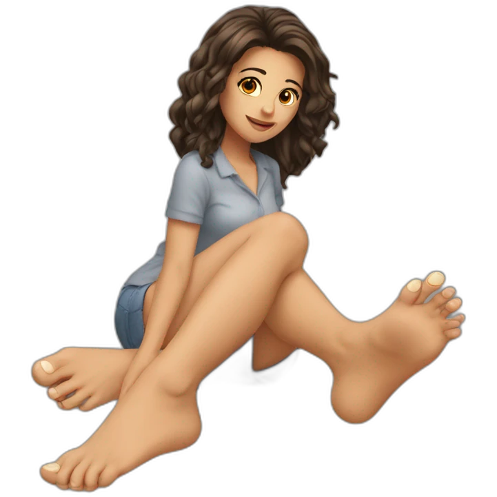 Hot girl feet emoji