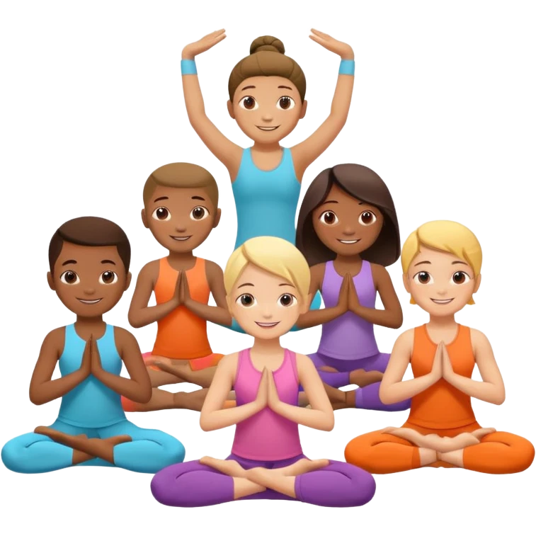Yoga for children emoji