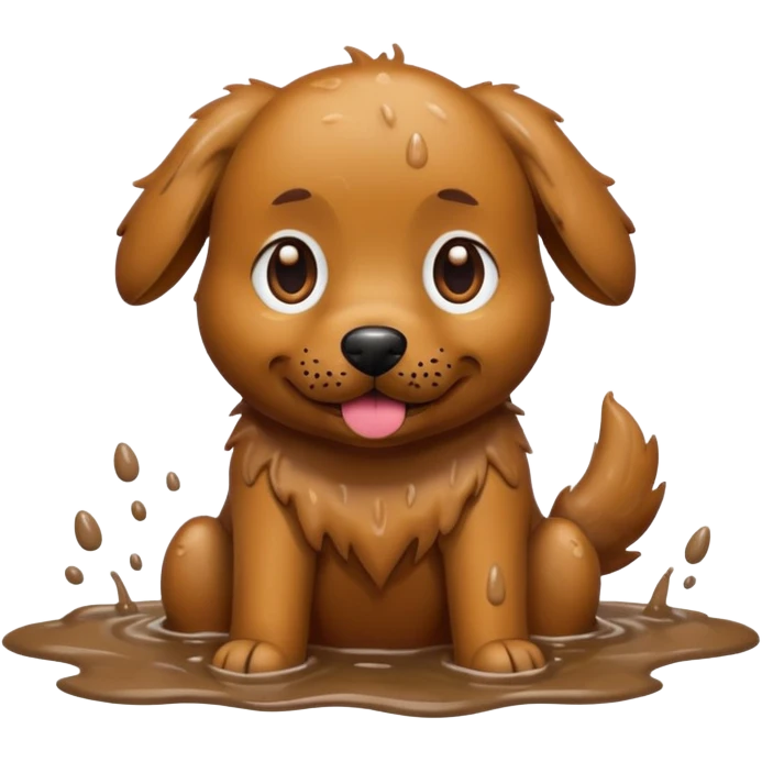 muddy dog emoji
