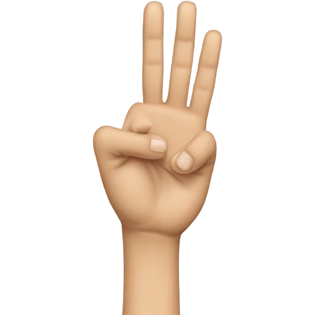 Gojo domain expansion hand sign emoji