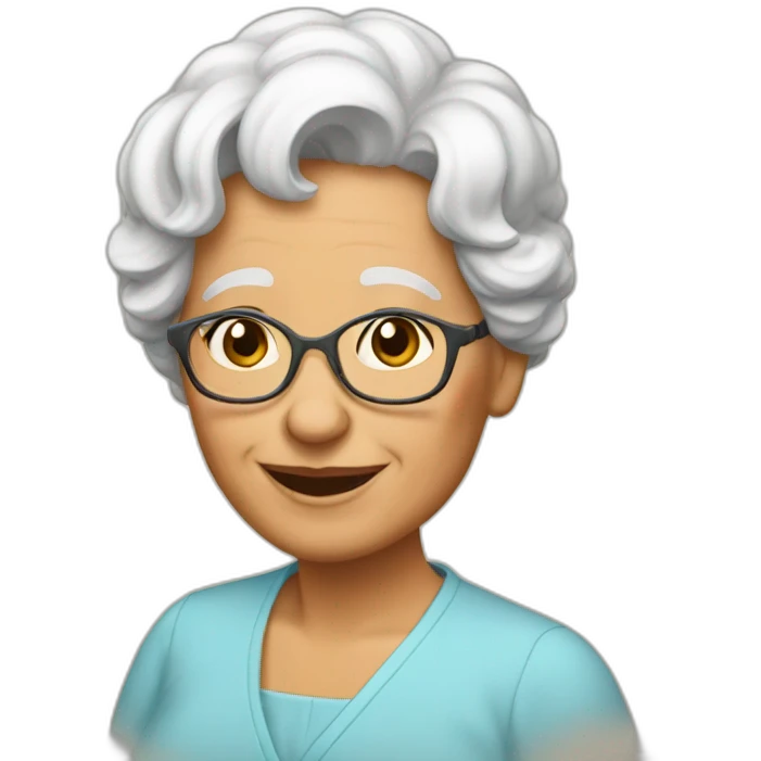 Mamie contente emoji
