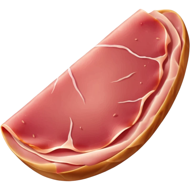 Prosciutto slice emoji