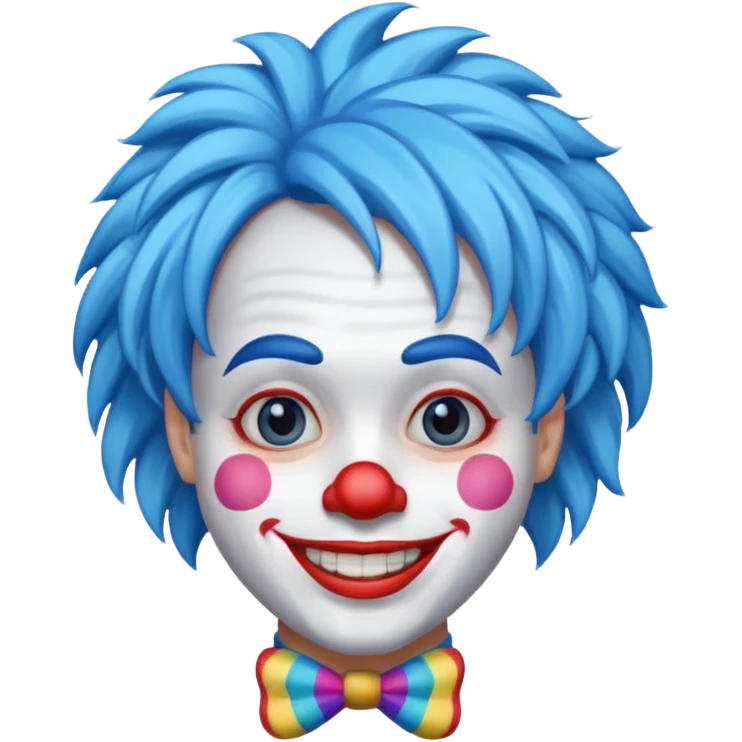 Palhaço azul emoji