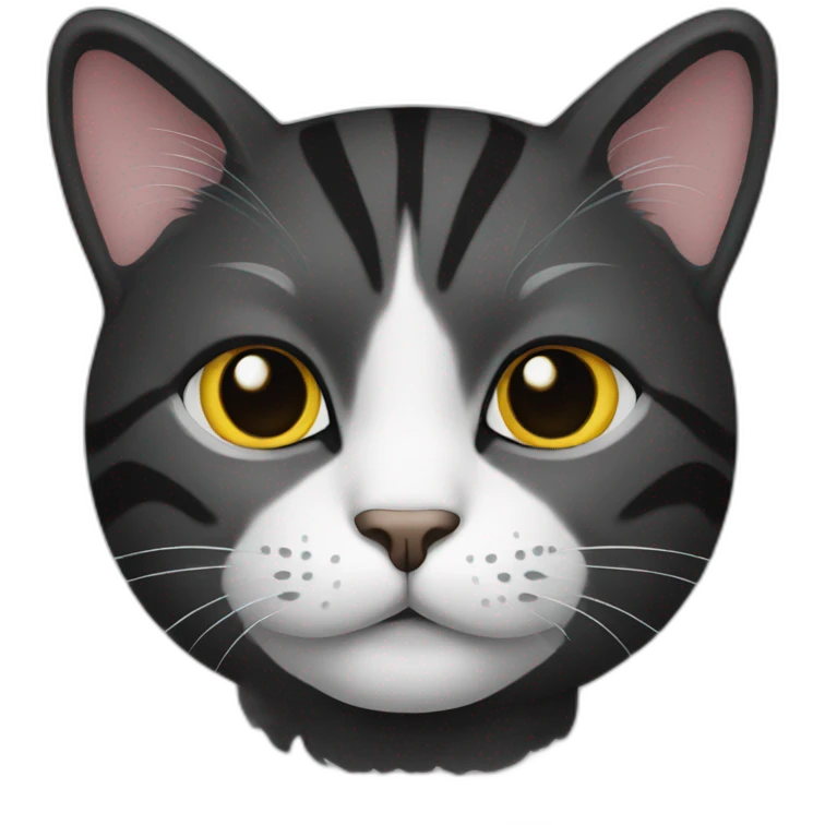 Cat black emoji