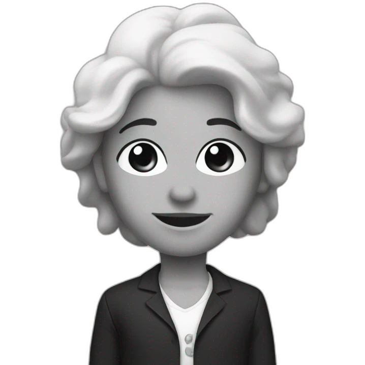 Golde blanco y negro emoji