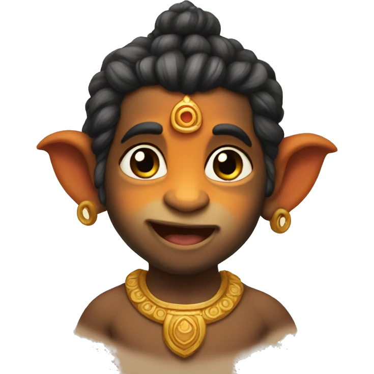 Cute lor hanuman  emoji