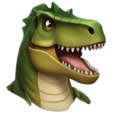 t-rex pirate emoji