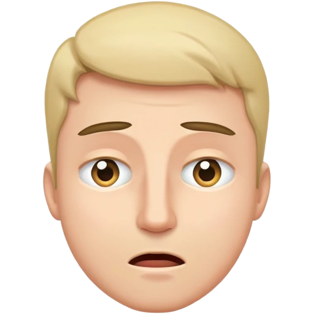 man opening eyes wide like he surprised  emoji