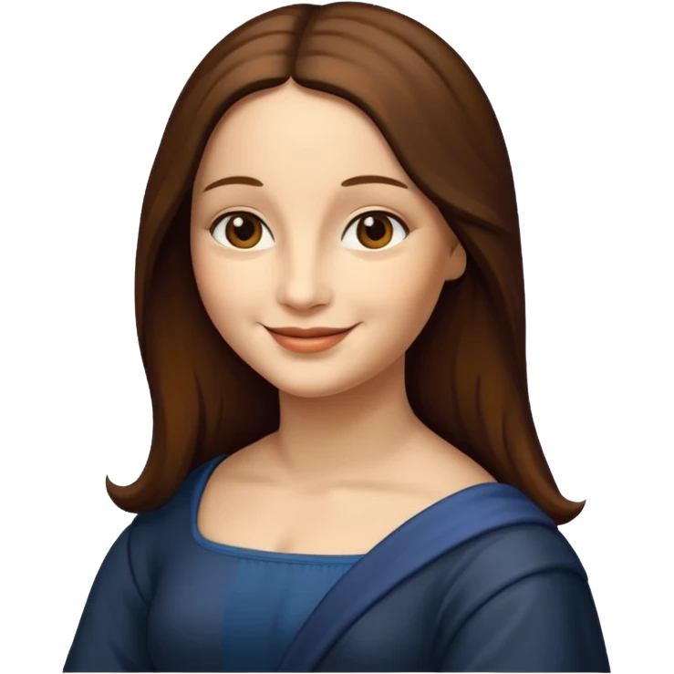 a Mona Lisa's picture emoji