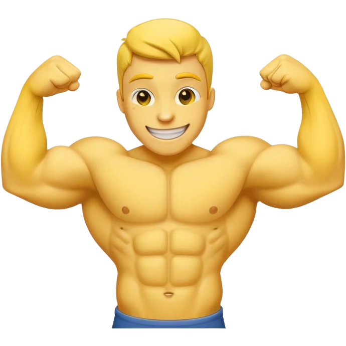 Peely flexing emoji