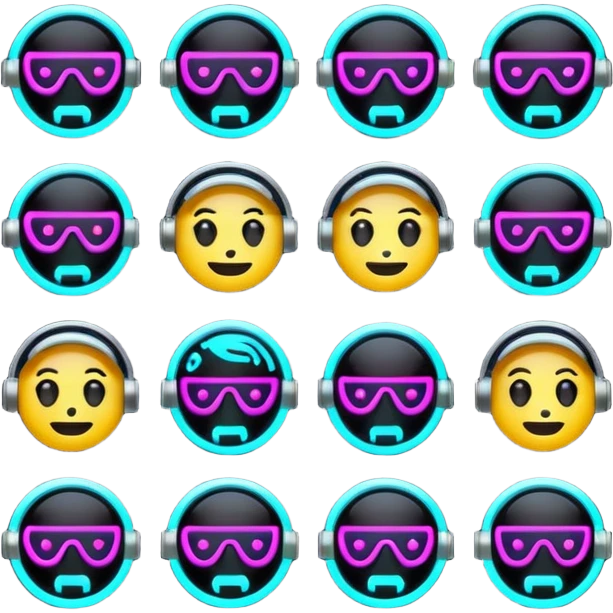 devops cyberpunk themed emoji pack emoji