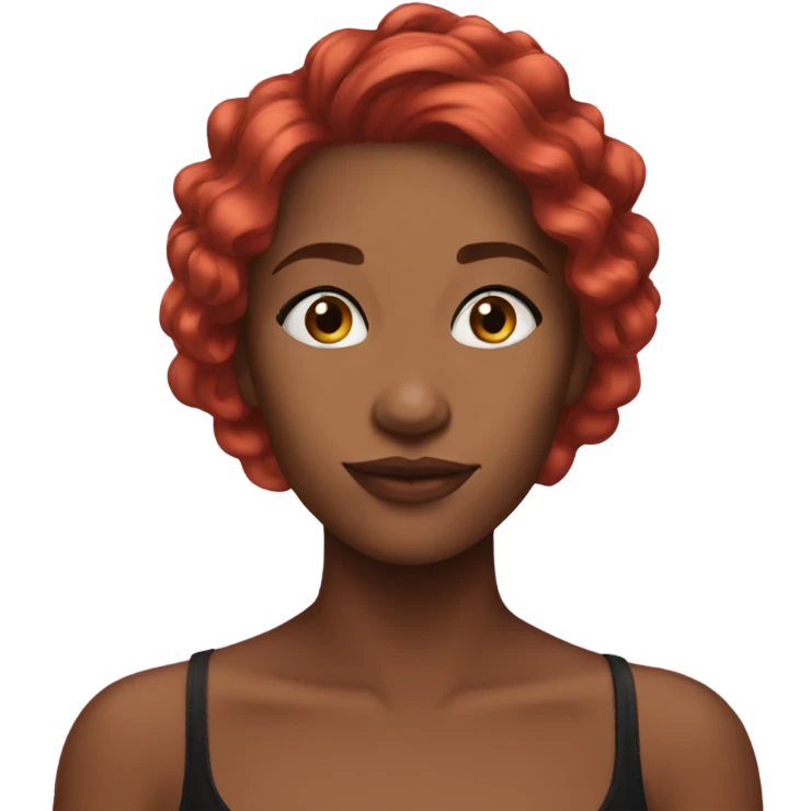 New Year’s Eve Naomi red hair emoji