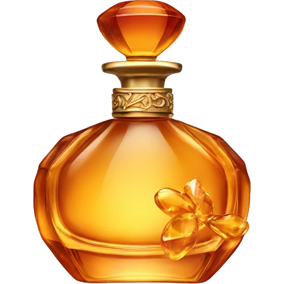 perfume bottle amber romance emoji