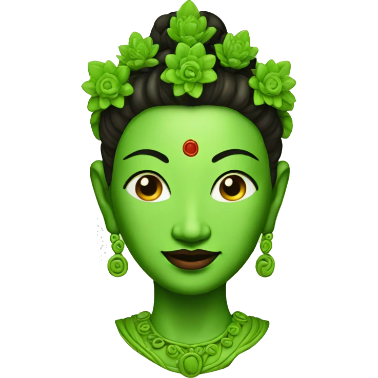 Green Tara emoji