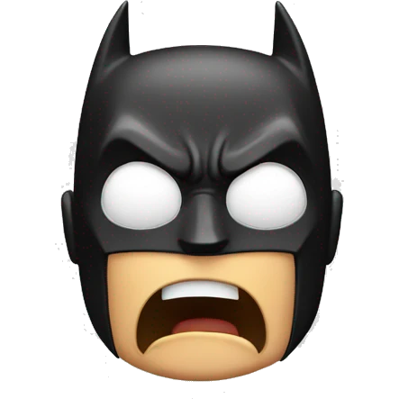 batman shocked with hands on face emoji