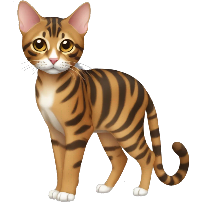 Toyger Cat Breed Full Body emoji