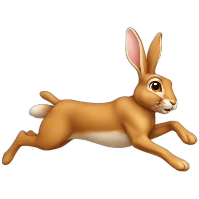 hare running emoji