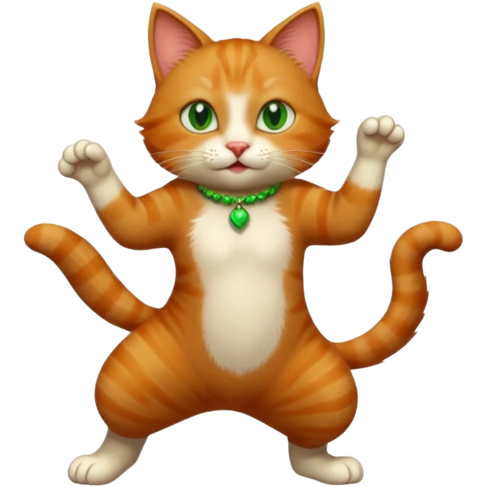 Dancing cat emoji