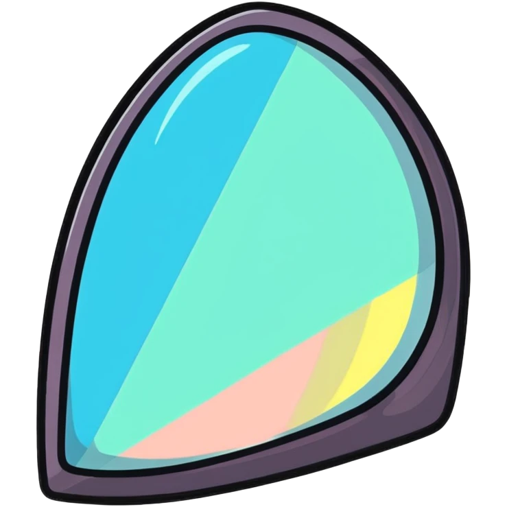 opal gemstone with colorful flashes emoji