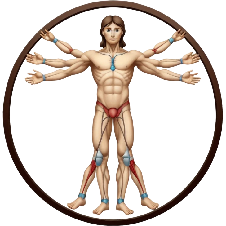 Vitruvian Man emoji