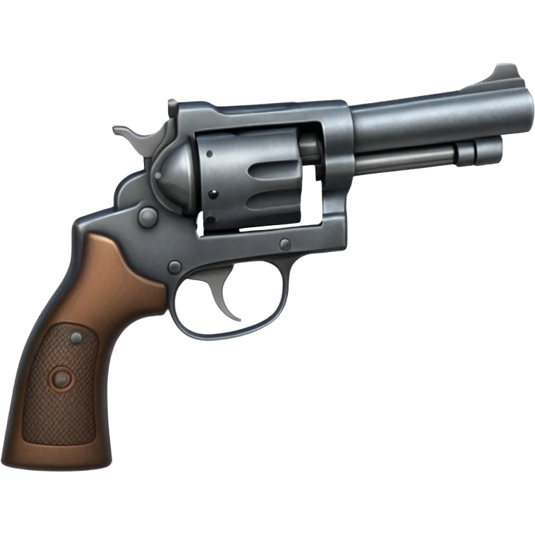 revolver with short barrel emoji