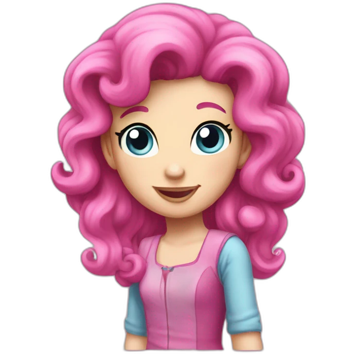Pinkie pie girl emoji