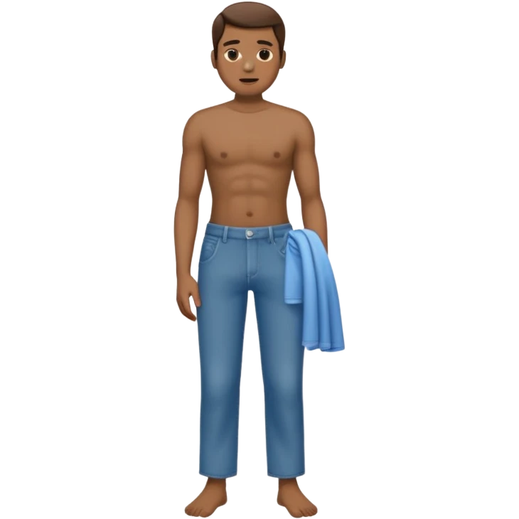 Disrobing of pants emoji
