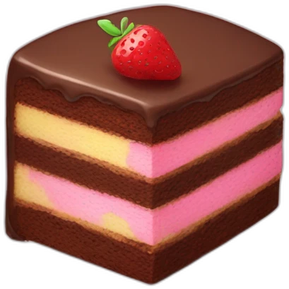 A piece of cake emoji