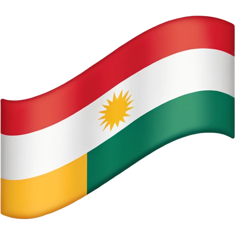 Kurdistan علم emoji