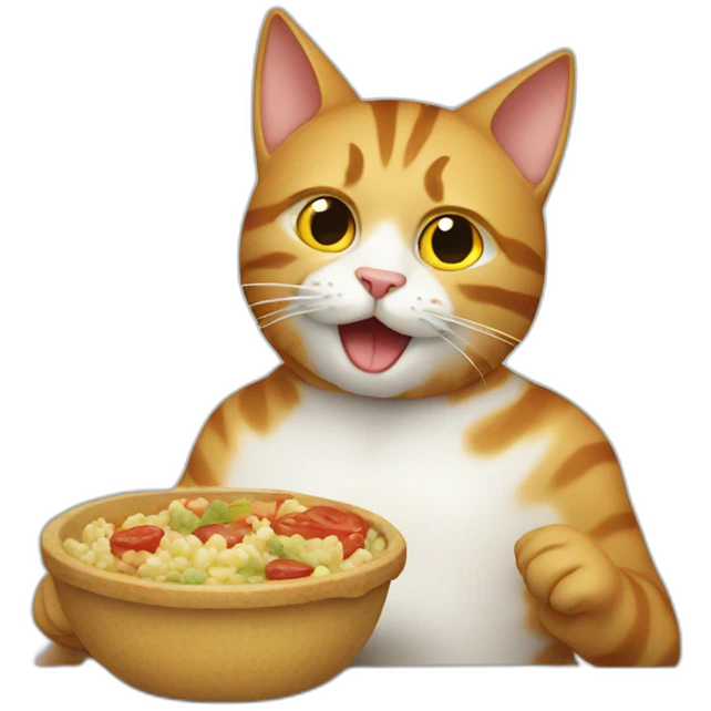 cat eat man emoji