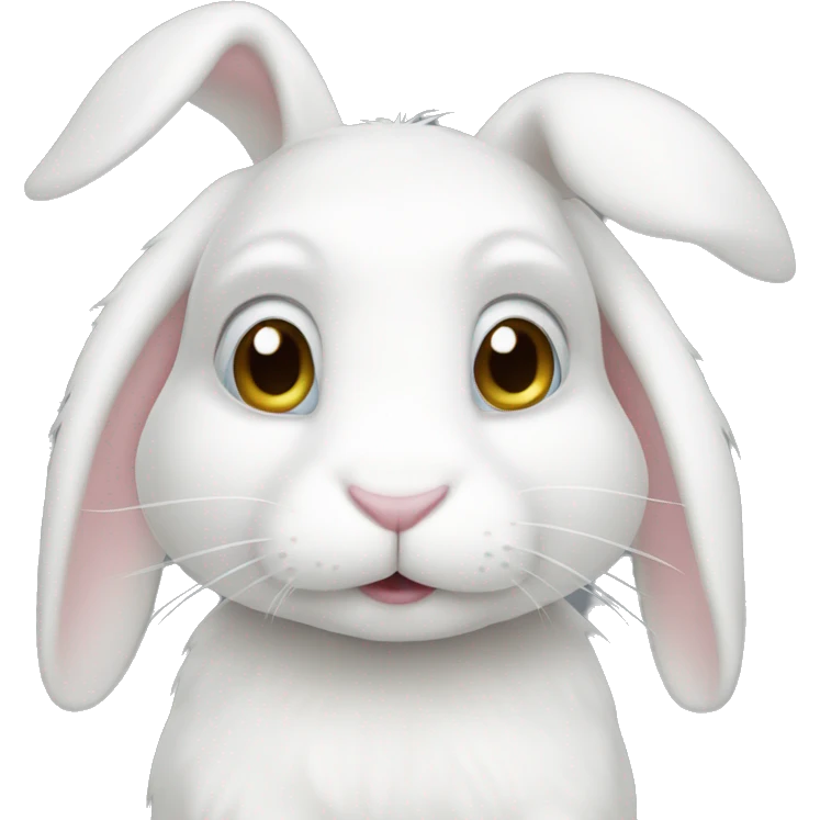 White bunny  emoji