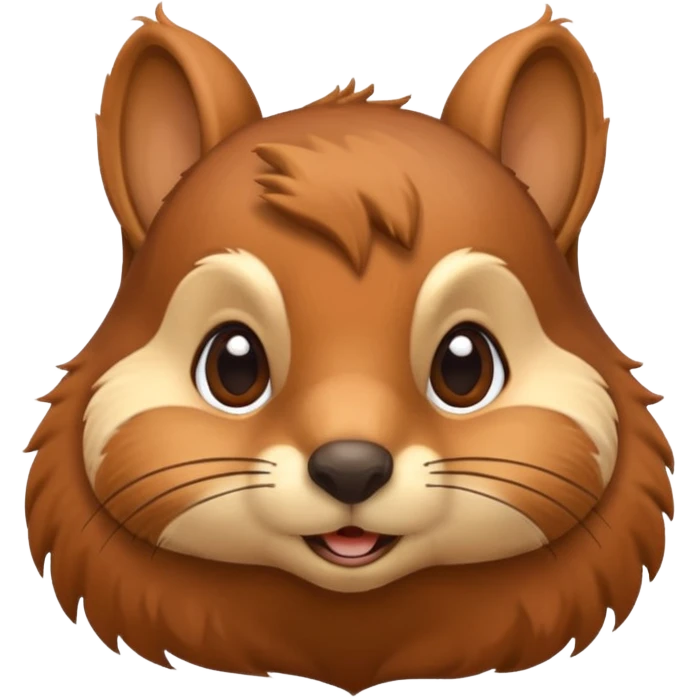 Squirrel covering nose emoji