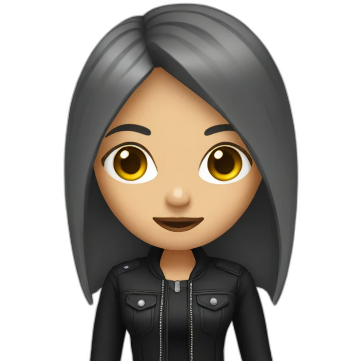 female metal band emoji