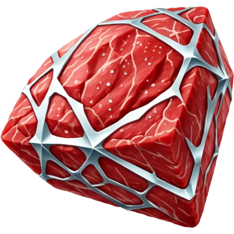 Diamond meat emoji