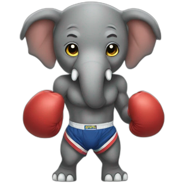 Elephant Boxer emoji