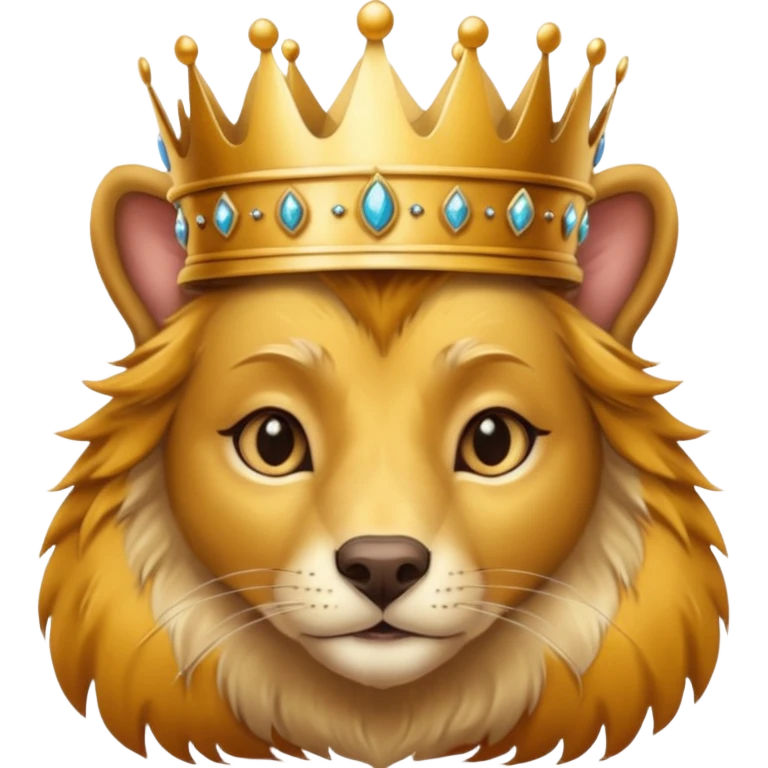 animal with crown  emoji